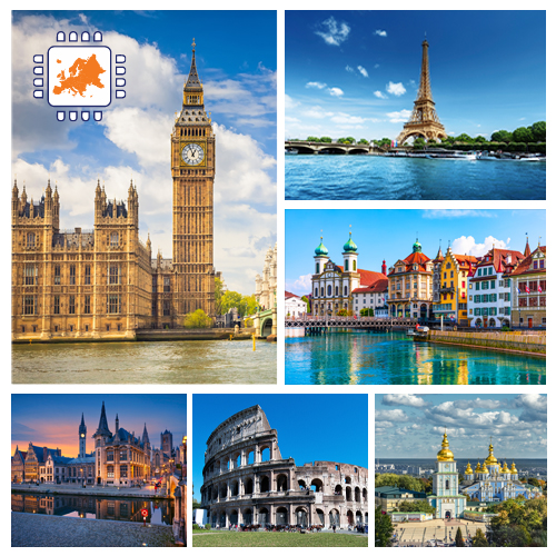 Data SIM card Europe PLUS Unlimited (30 days)