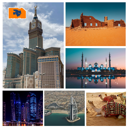 Data Sim Card The Best of the Middle East - 3GB