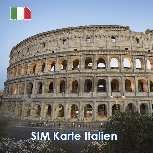 Data SIM-kaart Italië 3GB (30 dagen)