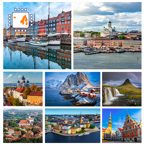 eSIM Scandinavia & Balticum - 10GB