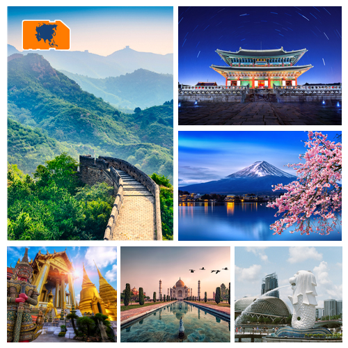 Data Sim Card Asia - 3GB