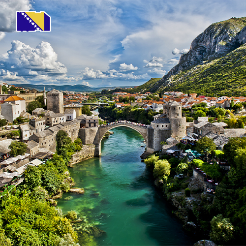 Data SIM-kaart Bosnië en Herzegovina 3GB (15 dagen)