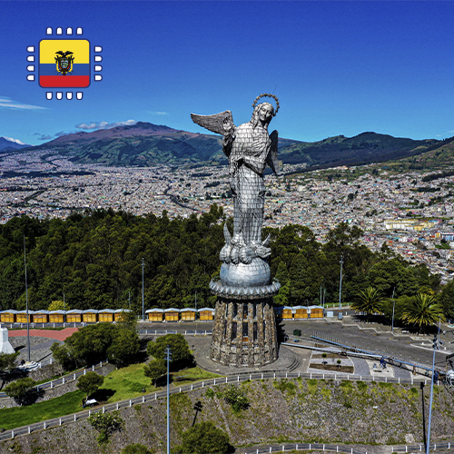 [WW_901O_STACK_ONEOFF_ECUADOR_10GB_30D] eSIM Ecuador 10GB (30 dagen)