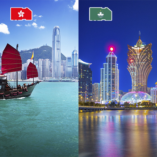 eSIM card Hong Kong and Macau - 10GB