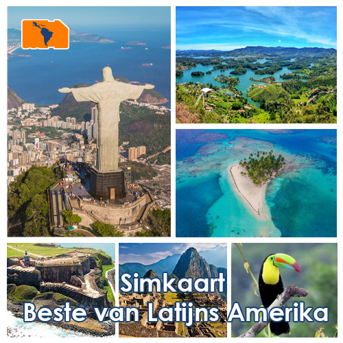 [BESTLATAM_25GB_30D] Data Sim Card Best of Latin America - 25GB
