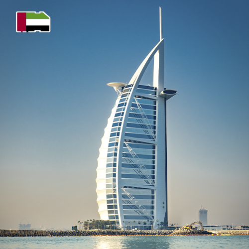 [SIM_8988_UAE_1GB_7D] Data Simkaart Verenigde Arabische Emiraten - 1GB