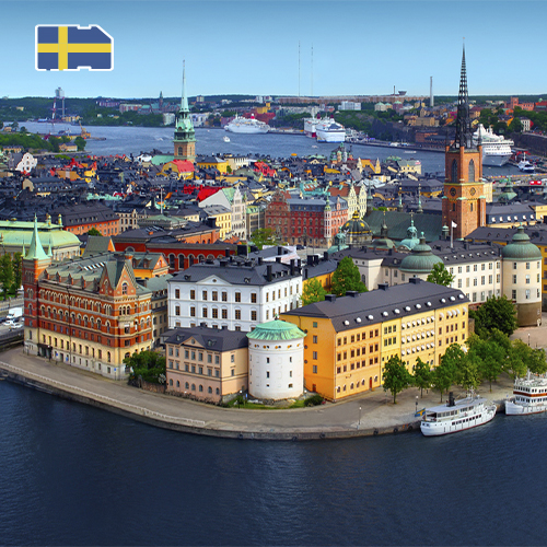 [SIM_8988_SWEDEN_50GB_30D] Data SIM Card Sweden - 50GB