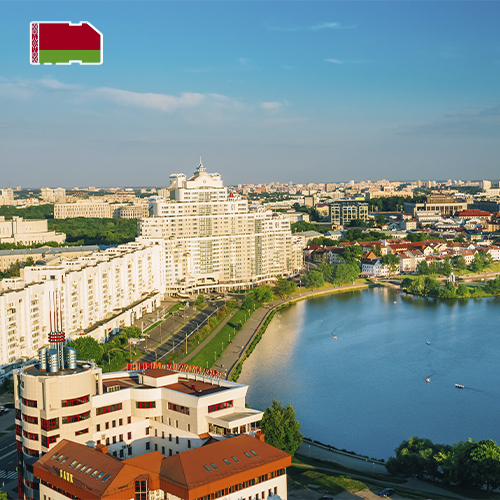 [SIM_8988_BELARUS_10GB_30D] Data Simkaart Belarus (Wit Rusland) - 10GB